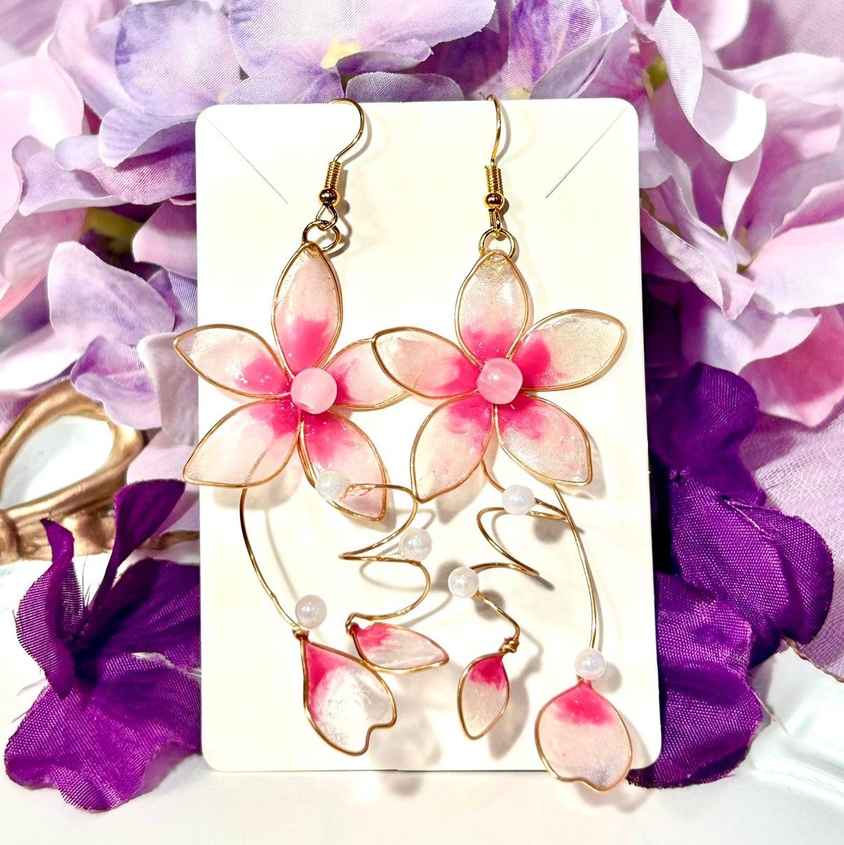 Springs of Pearls Earring - Image 3