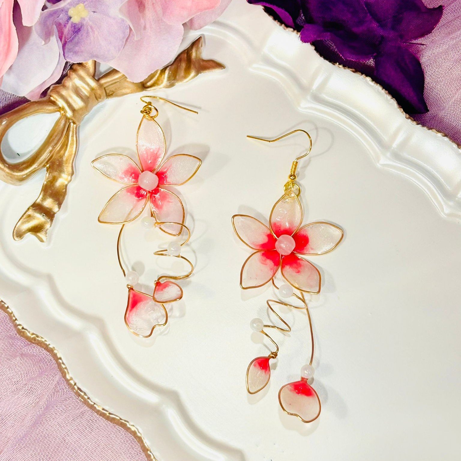 Springs of Pearls Earring - Image 2