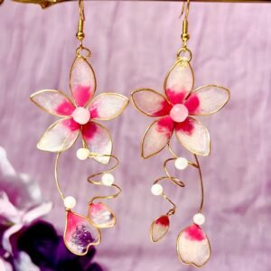 Springs of Pearls Earring