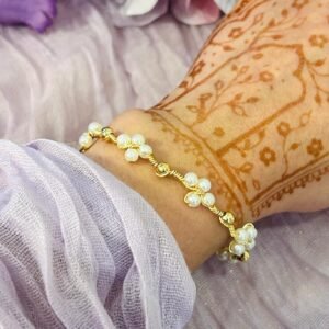 Alternative view of Blossom Bracelet - Soft White