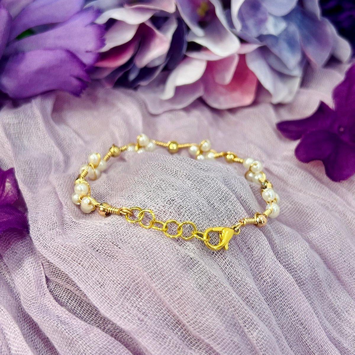 Blossom Bracelet - Soft White - Image 3