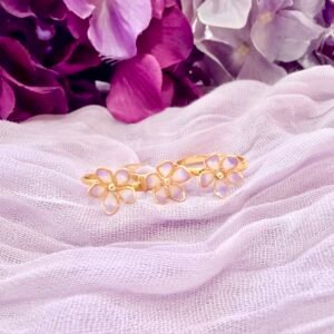 Alternative view of Lilac Lotus Ring