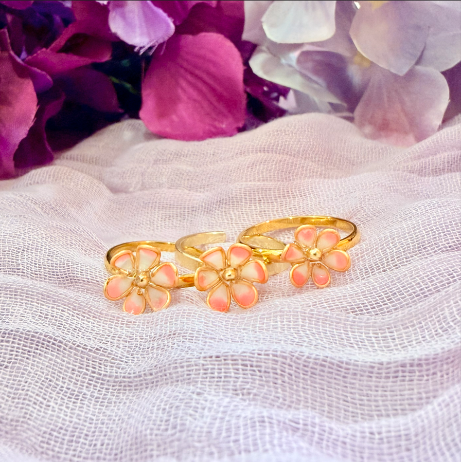 Pink Daisy Ring - Image 2