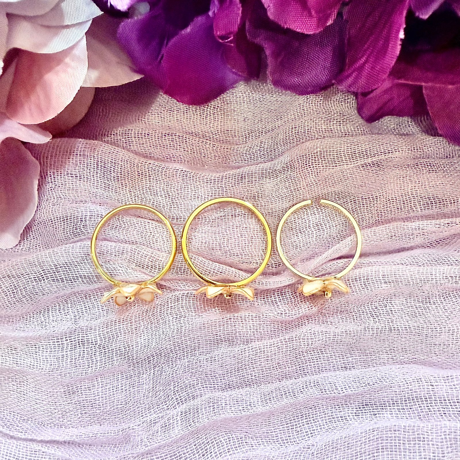 White Lotus Ring - Image 3