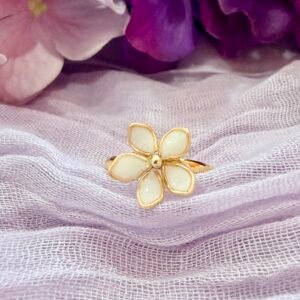 White Lotus Ring